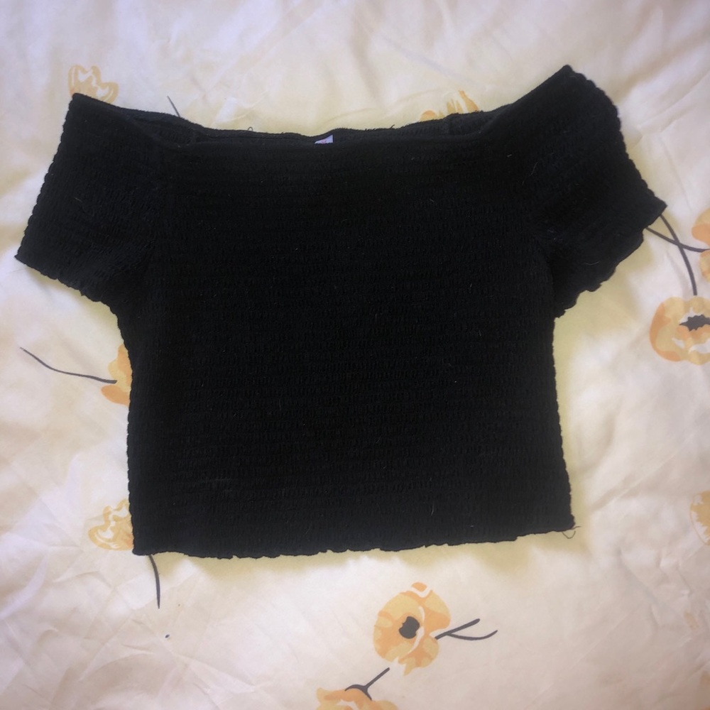 Off-the-Shoulder Crop Top